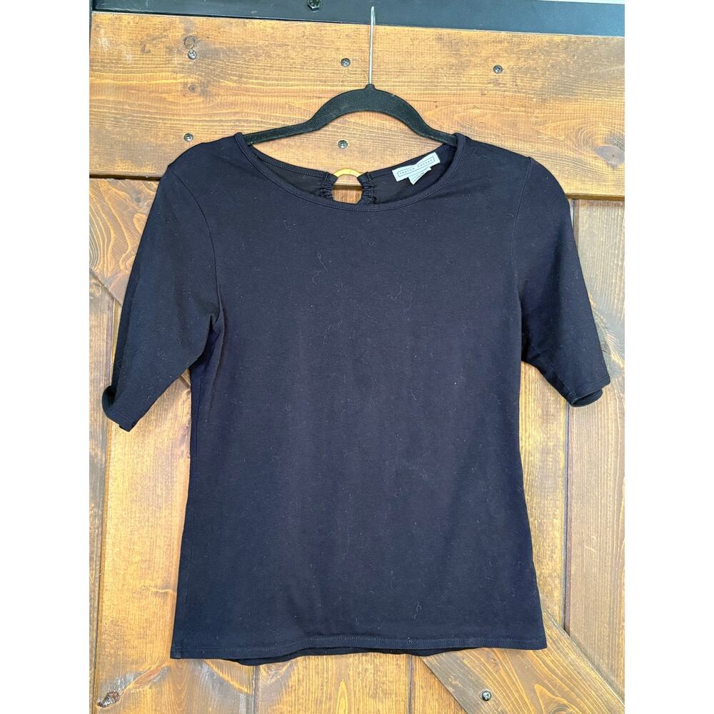 Lauren Hansen women’s medium black blouse shirt